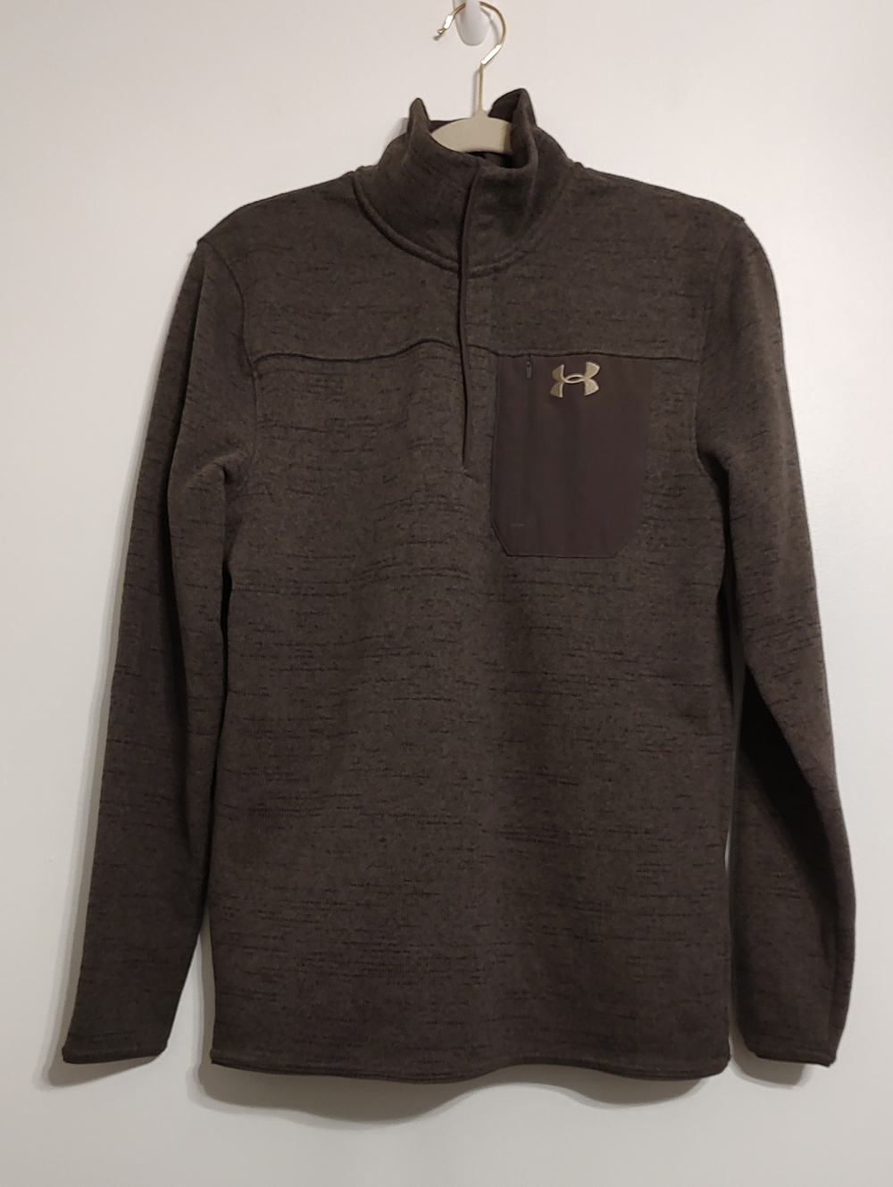 Under Armour Dark Gray Heather Quarter-Zip Pullover